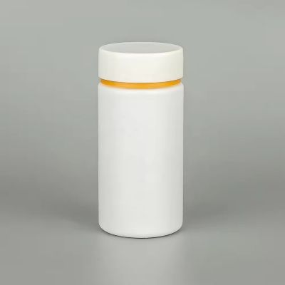 High Quality 125cc 150cc 200cc HDPE Plastic Vitamin Bottle Food Grade Jar With Double Flip Cap