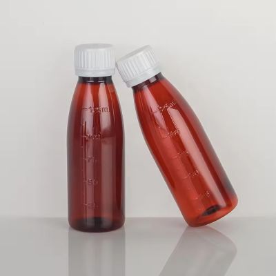 Wholesale 125ml PET Plastic Bottle Medicine Container Pharmaceutical Empty Bottle with screw cap