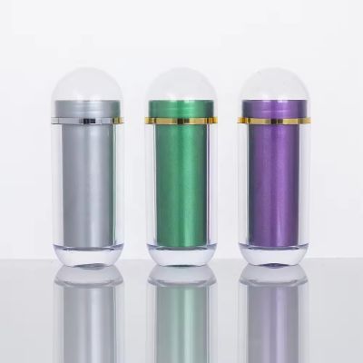 Plastic Medical Bottle 60cc Food Grade Jar PE Supplement Bottle Two-double With Screw Cap