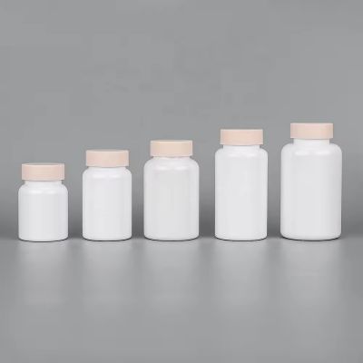 Eco Friendly 60cc PET White Plastic Pill Capsule Bottle Pharmaceutical Medicine Bottle with Screw Cap