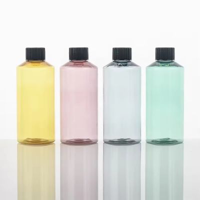 Biodegradable Transparent PET Plastic Medical Bottle120cc 200cc 220cc Pill Bottle Liquid Bottle With Screw Cap