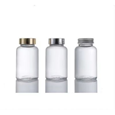 100ml 120ml 150ml Frosted Round Glass Bottles Pharmaceutical Pill Bottle Medicine Capsule Pill Bottles With Screw Cap