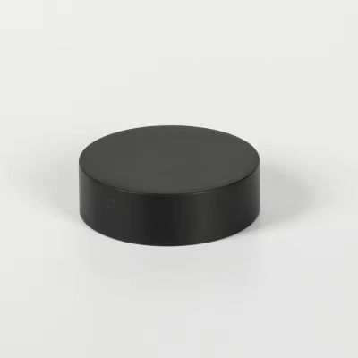 Black Plastic Screw Bottle Cap Designed With Child Resistance Design CRC Skincare Packaging Child Resistant Packaging