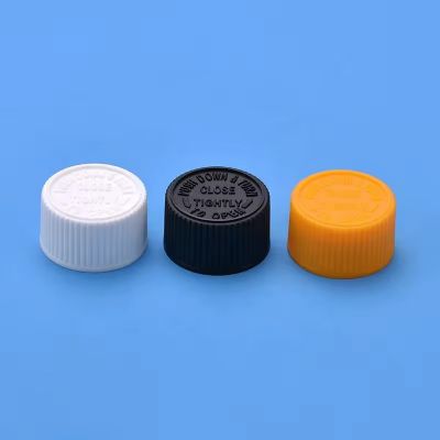 20/24/28/32/38/44mm Child proof cap plastic medicine bottle screw caps CRC Child Safety cap