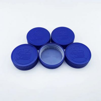 New arrival child proof caps 53mm major diameter capsule bottle tops PP plastic CRC press twist caps