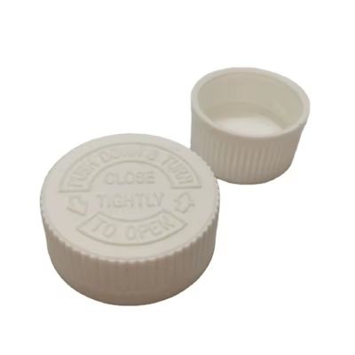 Child safety proof cap child resistant cap for medicine bottle capsule