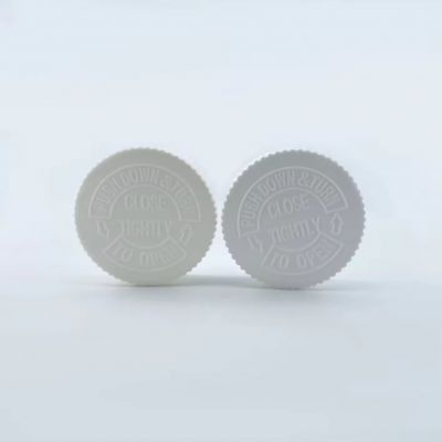 53mm Child Resistant Caps medicine bottle screw cap good tightness press twist caps