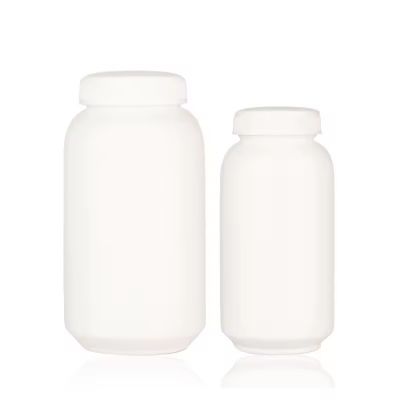 Plastic Clear Pill Medicine Bottles Container Holder Jar for Supplements Medication Vitamins Cod Liver Oil Supplements Storage