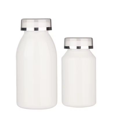 Plastic Pill Bottles 10ml-500ml HDPE/PET Pharmaceutical Capsule Pill Bottle with Seal Medicine Vitamin Bottles Containers
