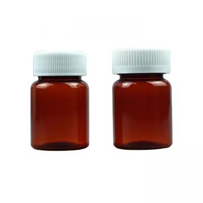 60cc vitamin supplement bottles plastic medicine pill bottles with sealer