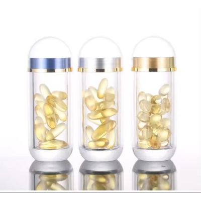 CUSTOM 10ML Hyaline PET Bottle for health Care Products Foods Grade Bottles for Capsule Cod Liver Oil Vitamin Pills High Grade