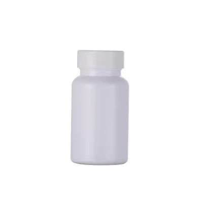 CUSTOM Empty Bottle White Plastic Healthcare Product Bottle PET Pill tablet Capsule Medicine Bottles Lozenges Fish Oil Factory