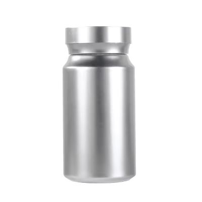 CUSTOM Silver Plastic Pharmaceutical Pill Capsule Vitamin Bottles For Tablet Healthcare NMN Packaging