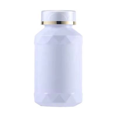 CUSTOM Plastic White Vitamin Pill Bottles PET Pill Capsule Vitamin Tablets Large Medicine Bottle Empty Containers for Pills