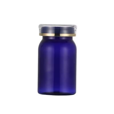 IN STOCK PET Vitamint bottle Purple Frosted Plastic Pill Supplement Capsule Tablet Supplement Bottle PET Flip Lip Seal Sheet