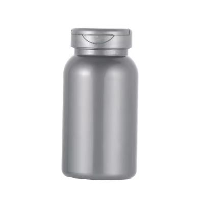 IN STOCK Silver Plastic Empty Bottle Bank Powder Pill Bath Salt Sample Empty Cosmetic Container 80ml 120ml 200ml 225ml Bottle