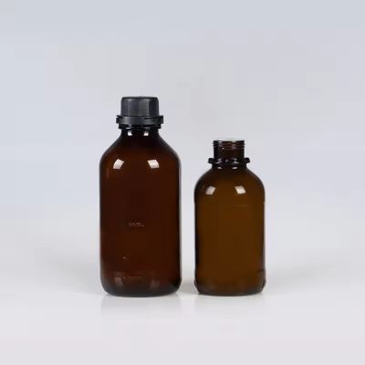 1000ml brown amber glass laboratory chemical screw reagent bottle with cap