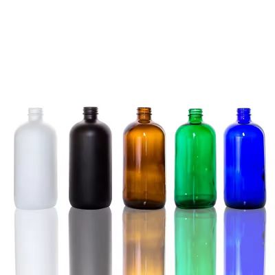 Wholesale Oral liquid syrup pharmaceutical medical round amber glass bottle