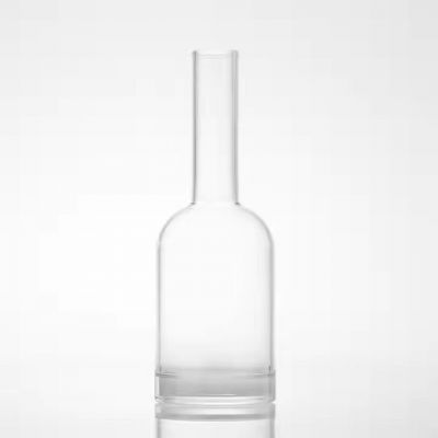 125Ml Customize Miniature Size Long Neck Thickness Bottom Cork Top Finish Transparent Glass Water Bottle