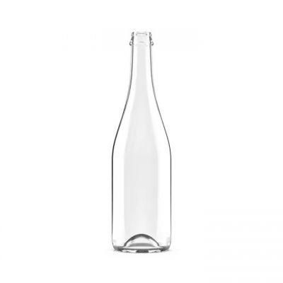 Factory Wholesale Custom 750ml Vodka Whisky Rum Tequila Liquor Glass Bottle With Crown Lid