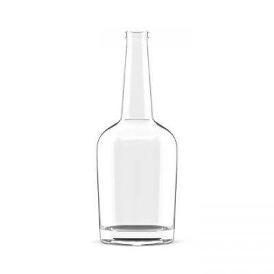 750ml Custom Empty Vodka Whisky Tequila Gin Liquor Glass Bottle With Cork