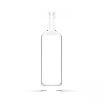 High Quality 750ml Vodka Liquor Gin Rum Tequila Whisky Brandy Spirit Glass Bottle With Screw Cap