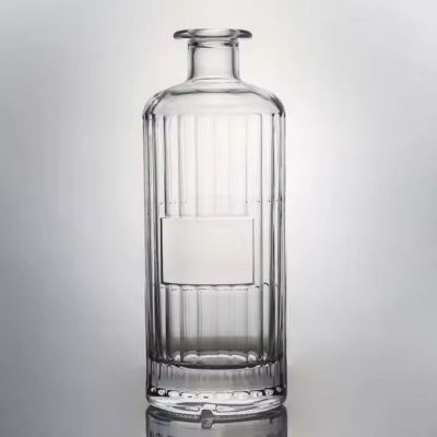 700ml Liquor Glass Bottle Gin Rum Whiskey Vodka Tequila Super Flint with Cork Top