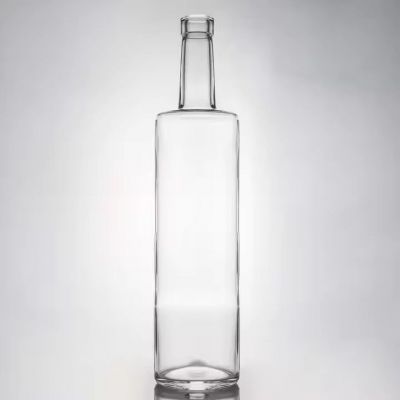 Customized Glass Bottle Super Flint Cork Top 750ml Liquor Whiskey Free Samples
