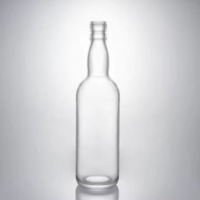 750ml Liquor Screw Top Glass Bottle Super Flint Customized