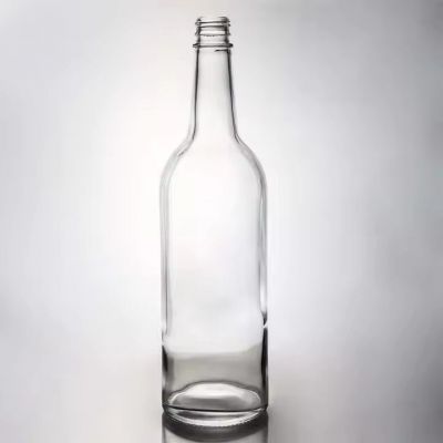 Custom 1000ml Spirit Glass Bottle For Gin Rum Vokda Whisky Tequila