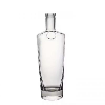 Custom Logo Boston Glass Wine Bottles 200ml to 1000ml Capacity for Vodka Whisky Rum Cork Included Beverage Use