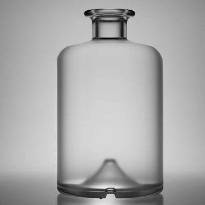 500ml 480g customized glass bottles for gin rum vokda whisky tequila liquor spirits with stopper