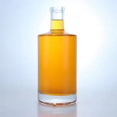 Free Sample 500ml 750ml 1000ml Glass Empty Bottles Liquor Wine Gin Whisky Vodka Spirits Glass Bottle With Cork Lid