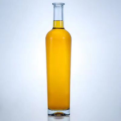 Wholesale Best Selling 700ML Clear Long Neck Glass Bottle Tequila Vodka Mezcal With Cap
