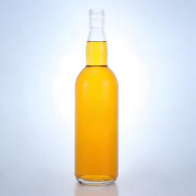 Factory Manufacturer 750ml Spirit Glass Liquor Bottles Rum Whisky Gin Tequila Vodka With Lid