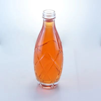 best selling rhombus design 500ml 100ml super flint glass bottle spirit liquor vodka whisky gin with cap