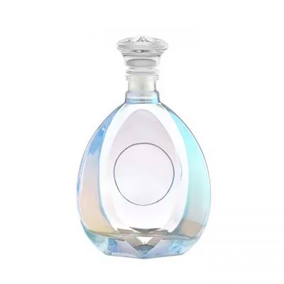 2024 Fancy Custom Empty Frosted Alcohol Drinking 500ml 750ml Liquor Wine Vodka Spirit Glass Bottles 1 Liter Suppliers Wholesale
