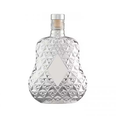 Glass Bottle Manufacturer Custom Empty Crystal Glass Wine Bottles 500ml 750 ml empty liquor glass bottle