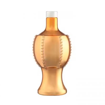 Luxury Custom gold color 500ml 700ml 750ml glass vodka bottle whisky Alcohol whiskey spirit wine glass bottle Gin for liquor