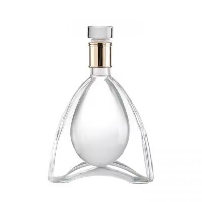 Latest Design Amber Glass 100ml Vodka Rum Whisky Bottle With Screw Cap