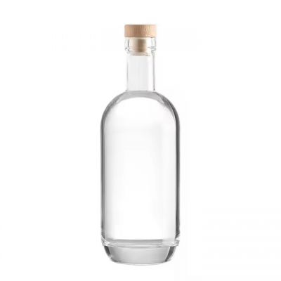 Glass Bottle Manufacturer Custom Empty Crystal Glass Wine Bottles 500ml 750 ml empty liquor glass bottle