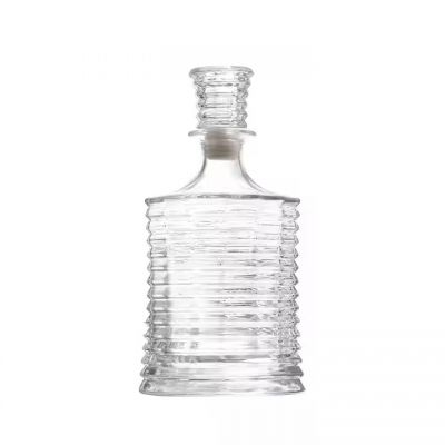 Chinese Wholesales 500ml Oval Shape Bottle High Quality Glass Vodka Bottles