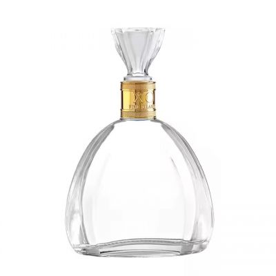 glass 750ml france xo glass spirit brandy bottles