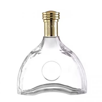 Premium Customized Whisky Brandy Vodka Tequila Gin Spirit 700ml 750ml Black Glass Bottle