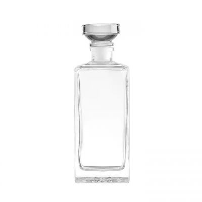 Custom Extra Flint 750ml 700ml 500ml Glass Liquor Bottle With Cork