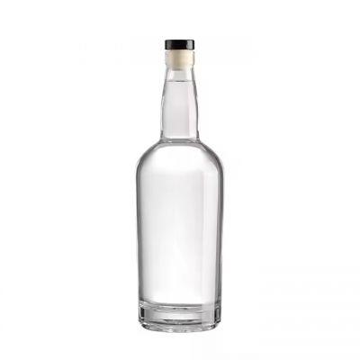 100ml 375ml 500ml 750ml Liquor Glass Bottle for Vodka Gin Whiskey Rum with Cork