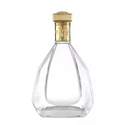 wholesale price top grade glass brandy liquor bottle with corks