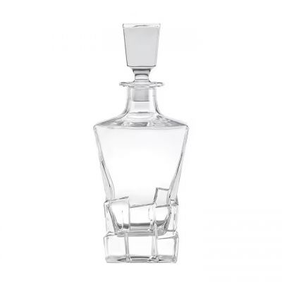 750ml wholesale clear personalised whiskey glass hennessy liquor bottle