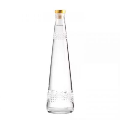 factory price custom sophisticated 500ml vodka glass bottle for sale