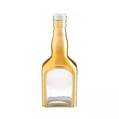 produced wholesale luxury empty tiny small mini glass liquor bottle with wooden cork